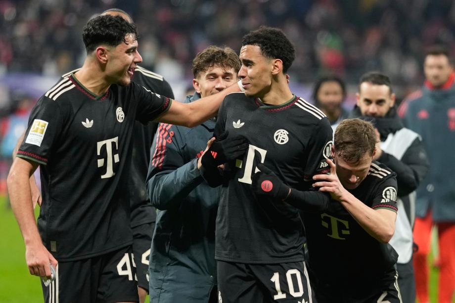 天天赢球-德甲-奥利塞3传1射穆西亚拉助攻 拜仁5-1胜莱比锡